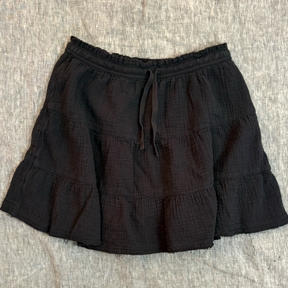 Aerie Black Mini Skirt